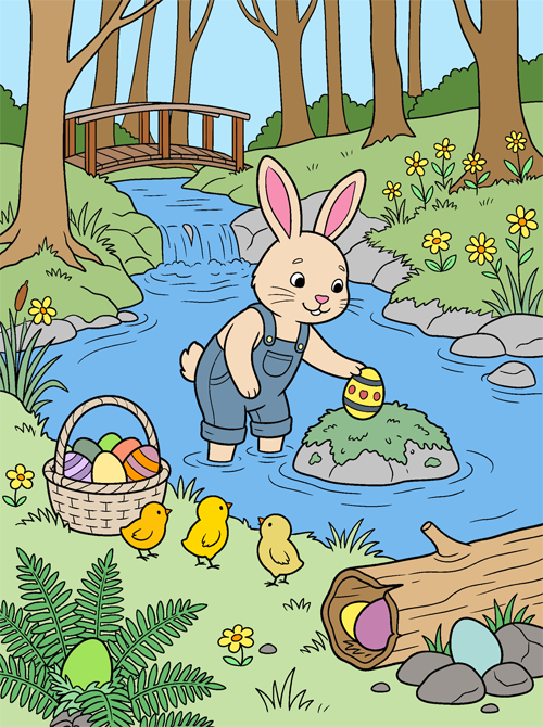 easter coloring page
