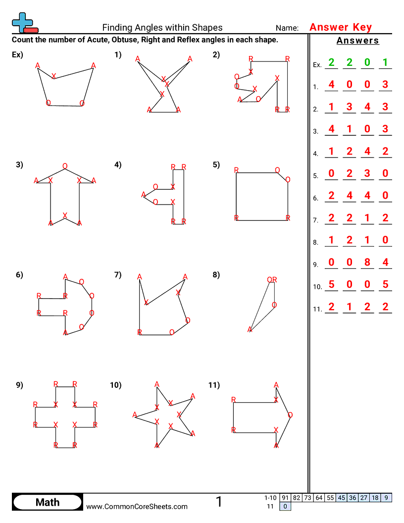 Share - determining-angles-in-shapes worksheet