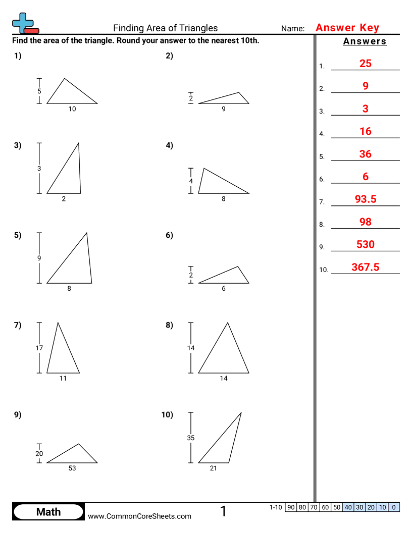  - area-of-triangles-base-and-height worksheet