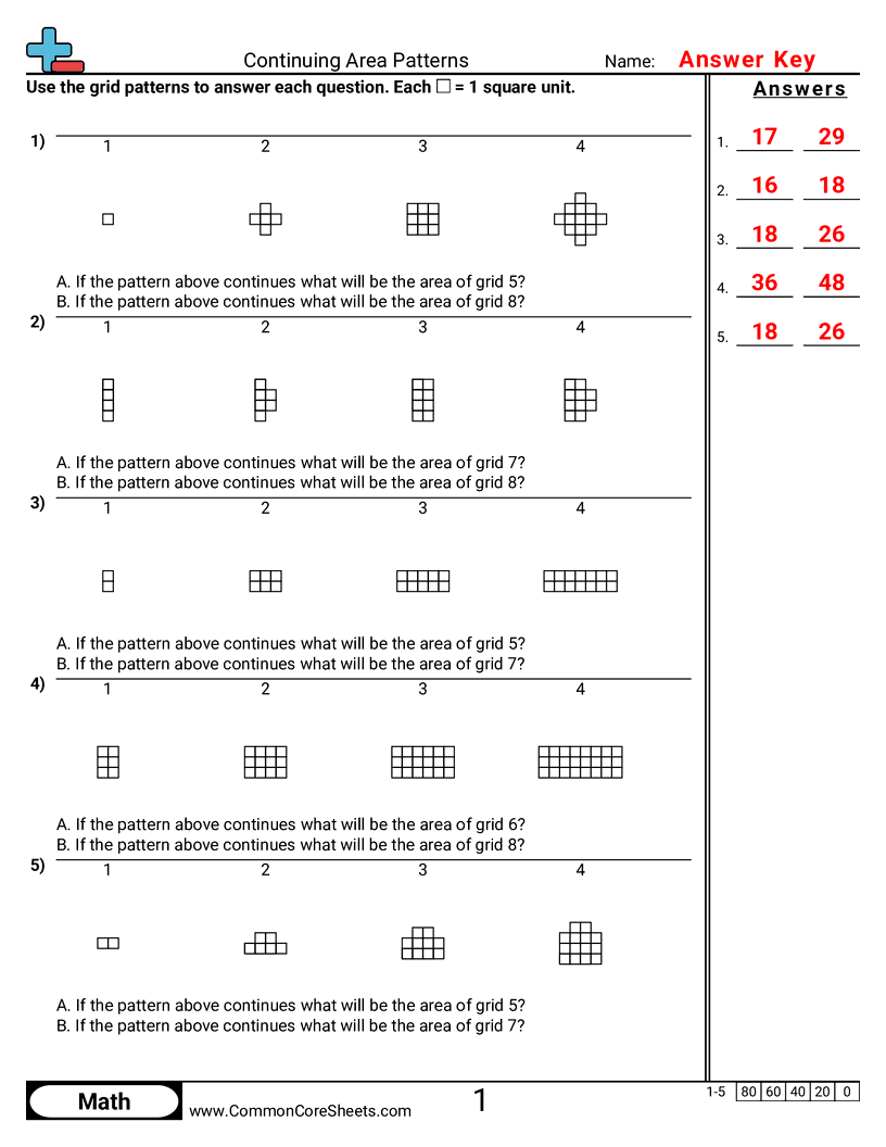  - continuing-area-patterns worksheet