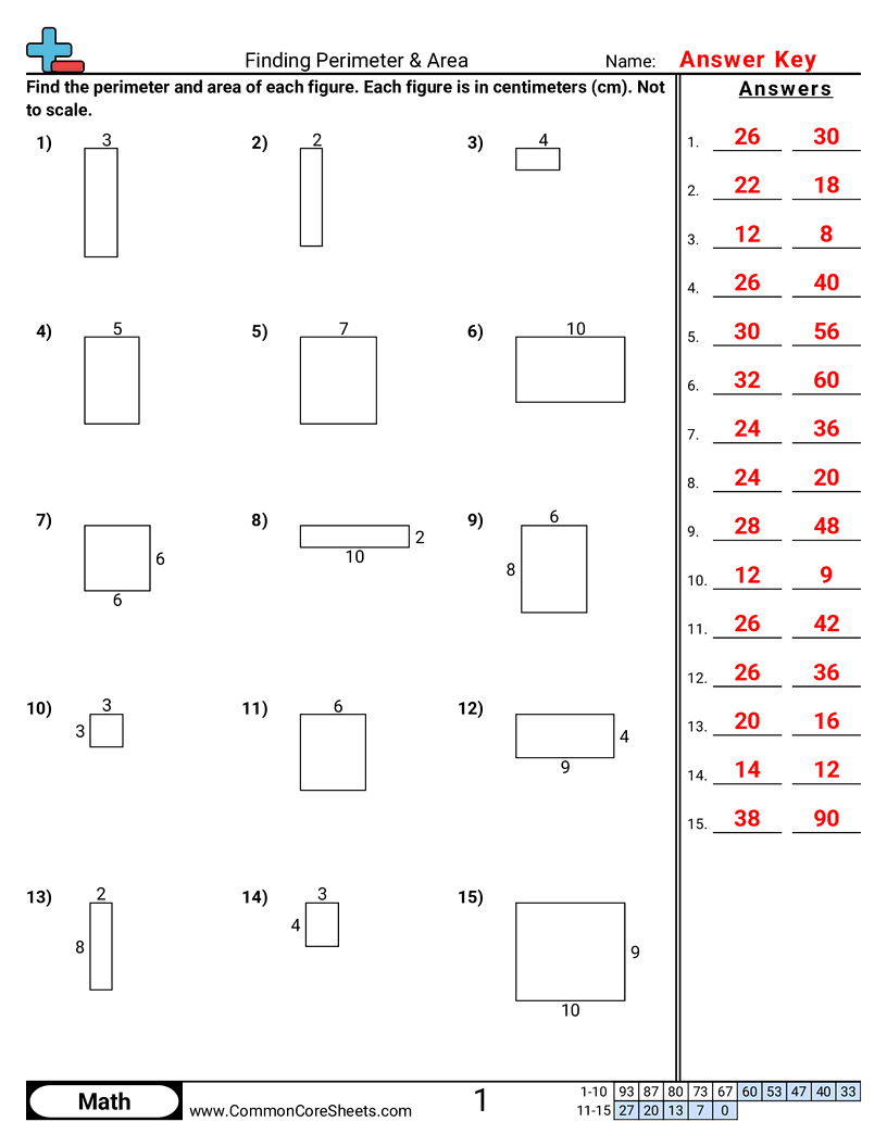  - quadrilaterals-area-and-perimeter worksheet