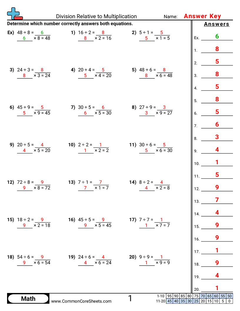  - division-relative-to-multiplication worksheet