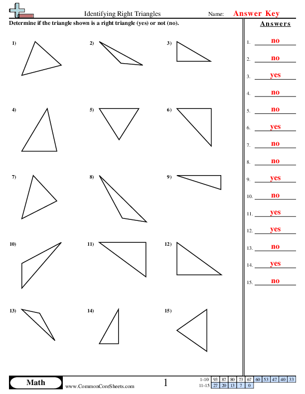  - identifying-right-triangles worksheet