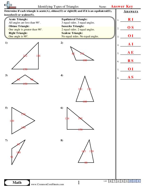  - identifying-types-of-triangles worksheet