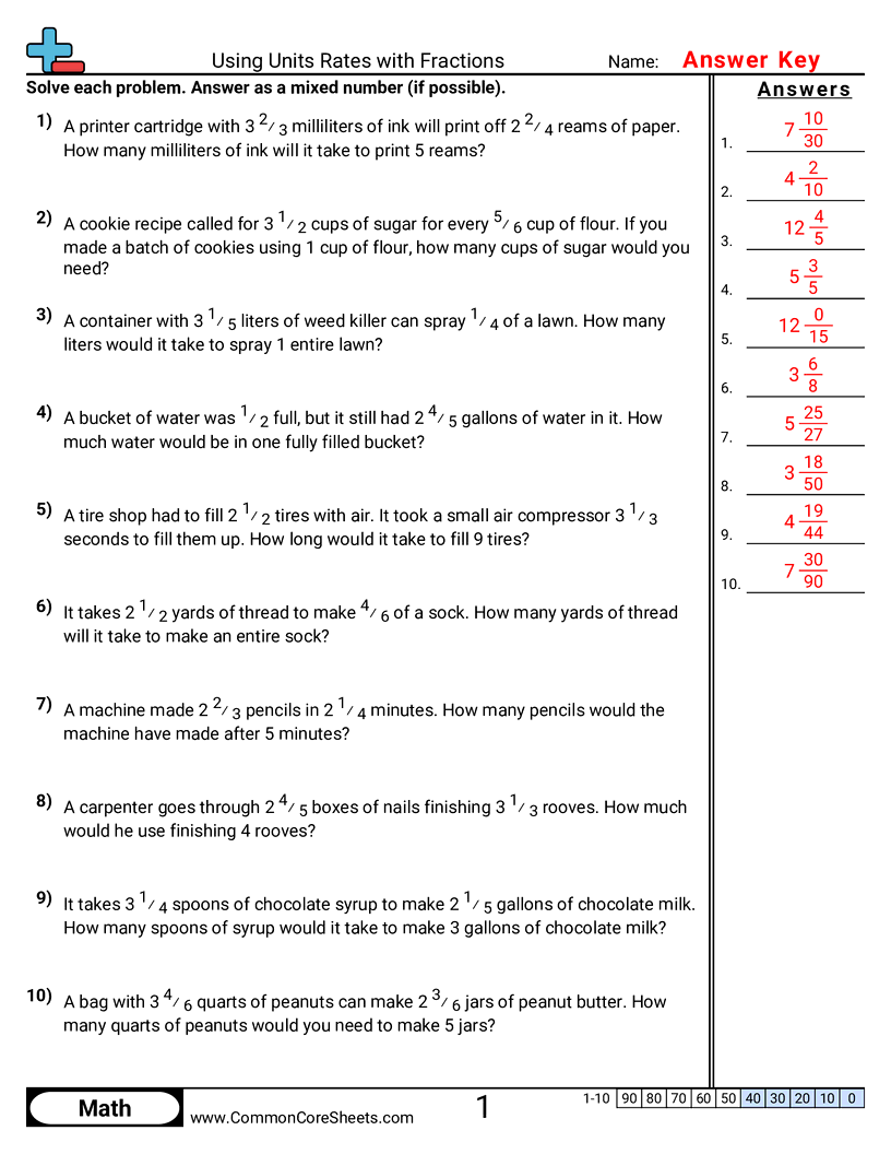 Related worksheet